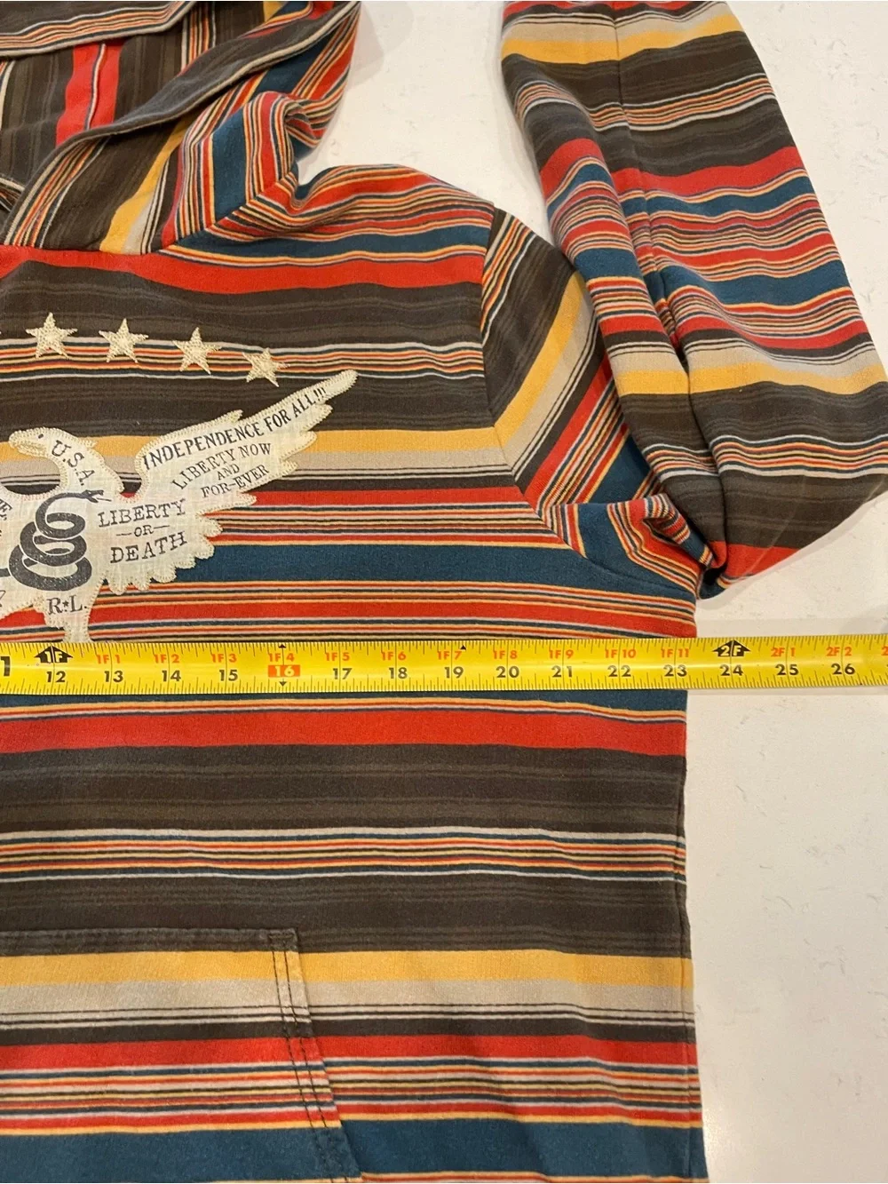 Ralph Lauren Hoodie Patriotic Eagle Denim & Supply Cotton XL